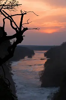 Nile: The Murchison Falls of the river Nile in
