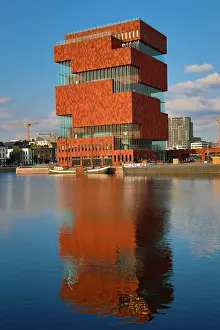 Antwerp: Museum aan de Stroom, MAS, in Antwerp, Belgium