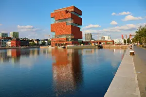 Antwerp: Museum aan de Stroom, MAS, in Antwerp, Belgium
