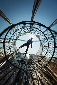Rowing: Myanmar travel attraction landmark, Traditional