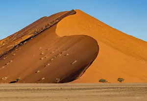 Murray Mccallum: Namib-Naukluft Park, Namibia, Africa. Wide angle landscape