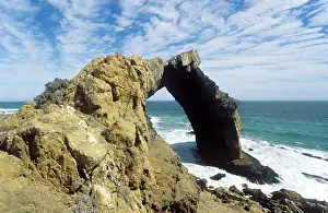 Restricted: Namibia - the 55 m high Bogenfels rock arch inside