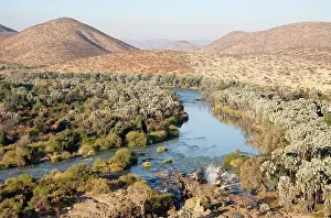 Angola: Namibia - At the beautiful Epupa Falls the Kunene