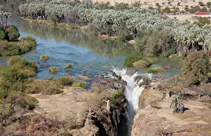 Angola: Namibia - At the beautiful Epupa Falls the Kunene
