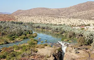 Angola: Namibia - At the beautiful Epupa Falls the Kunene
