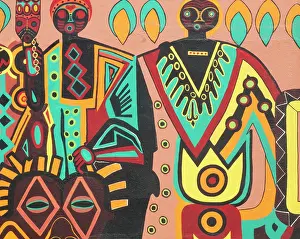 Swakopmund: Namibia - Colourful painted facade of a shop in