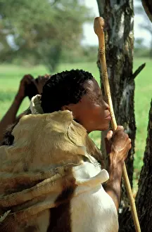 Bushman: Namibia - Kung Bushman / San in the Kalahari Desert