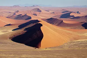 Helicopter: Namibia, Namib-Naukluft Park. Aerial view