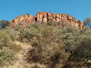 Waterberg: Namibia - The red sandstone rocks of the Waterberg