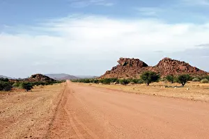 Windhoek: Namibia - Road near Windhoek