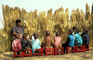 Bushman: Namibia - School for Kung Bushmen / San children
