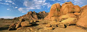 Spitzkoppe: Namibia, Usakos, Setting sun lights granite