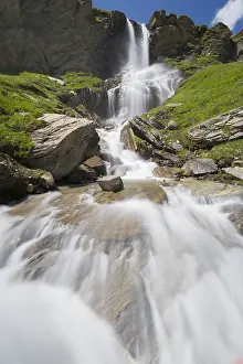 Hohe: Nassfeld waterfall at Hohe Tauern National Park