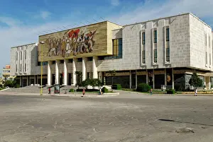 Mosaic: National Museum, Skanderbeg Square, Tirana, Albania