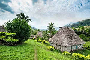Melanesia: Navala village in the Highlands of Viti Levu, Fiji