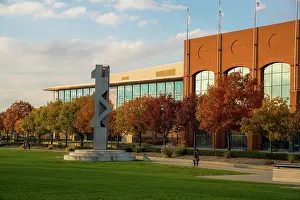 Cityscape: NCAA, White River State Park, Indianapolis, Indiana, USA