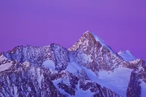 Pinnacle: Nesthorn, 3824 m, view from Bettmerhorn, Valais