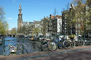 Bike: Netherlands, South Holland, Amsterdam, Prinsengracht