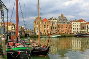 Home: Netherlands, Zuid Holland, Maassluis. Harbor boats