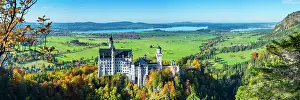 Fairytale: Neuschwanstein Castle near Hohenschwangau, Romantic