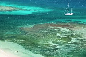 Sailboat: New Caledonia, Amedee Islet. Amedee Islet