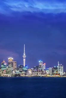Rise: New Zealand, North Island, Devonport, Twilight