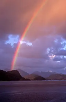 Raining: New Zealand, Rainbow over Cascade Cove