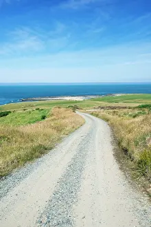 Gravel: New Zealand, South Island, Catlins, Slope