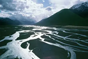 Braided: New Zealand - Waimakariri River, Braided River