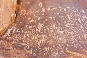 Carving: Newspaper Rock National Historic Site
