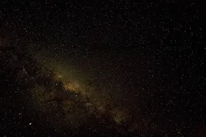 Galaxy: The night sky, with the Milky Way visible, seen