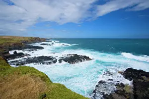 Churning: The Nobbies - view along Phillip Island's rugged