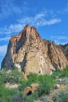 Walkway: North America, United States, New Mexico, Bandelier