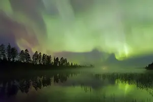 Swedish: Northern Lights, Aurora borealis, polar lights, weather