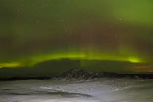 Wavy: Northern Lights - Aurora Borealis over the Lofoten - Norway