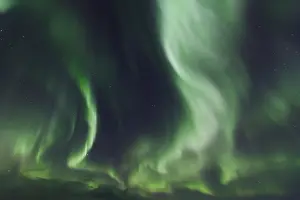 Wavy: Northern Lights - Aurora Borealis over the Lofoten - Norway