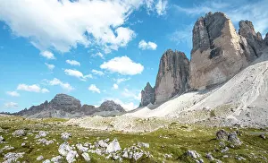 Walls: Northern walls of the Three Peaks of Lavaredo of