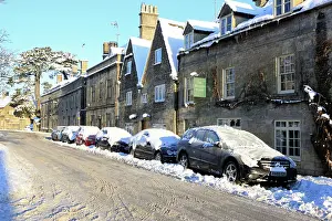 Northleach: Northleach - covered in snow