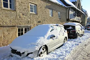 Northleach: Northleach - covered in snow