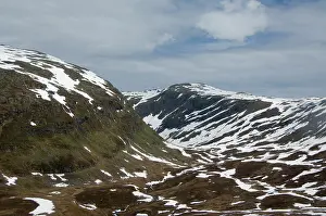 Flaam: Norway, Aurland Mountains. Views from the