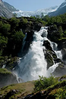 Geiranger: Norway, Geirangerfjord District. Jostedalsbreen