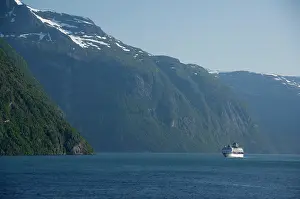 Negative: Norway, Geirangerfjord, Geiranger. Celebrity