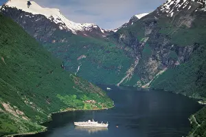 Cruise: Norway, Geirangerfjord, Geiranger. Fjord