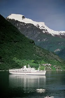 Cruise: Norway, Geirangerfjord, Geiranger. Fjord