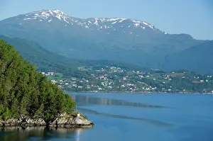 Tributary: Norway, Geirangerfjord. View of scenic fjord