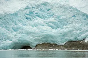 Retreating: Norway, Spitsbergen. Retreating glacier