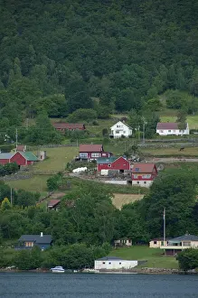Lysefjord: Norway, Stavanger. Views along Lysefjord