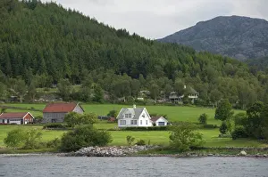 Lysefjord: Norway, Stavanger. Views along Lysefjord