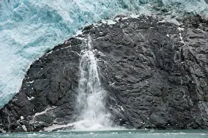 Calving: Norway, Svalbard Archipelago, Spitsbergen