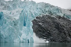 Calving: Norway, Svalbard Archipelago, Spitsbergen